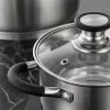 Conjunto de utensilios de cocina multifuncional conjunto de utensilios de cocina para uso doméstico sopa y fritura olla y olla combinación resistente al calor durable utensilios de cocina prácticos caja de regalo HR166-1 Application Scenario